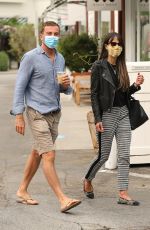 JORDANA BREWSTER and Mason Morfit Out Kissing in Brentwood 09/10/2020