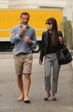 JORDANA BREWSTER and Mason Morfit Out Kissing in Brentwood 09/10/2020