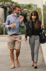 JORDANA BREWSTER and Mason Morfit Out Kissing in Brentwood 09/10/2020
