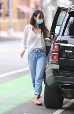 JORDANA BREWSTER in Denim Out in Santa Monica 09/21/2020