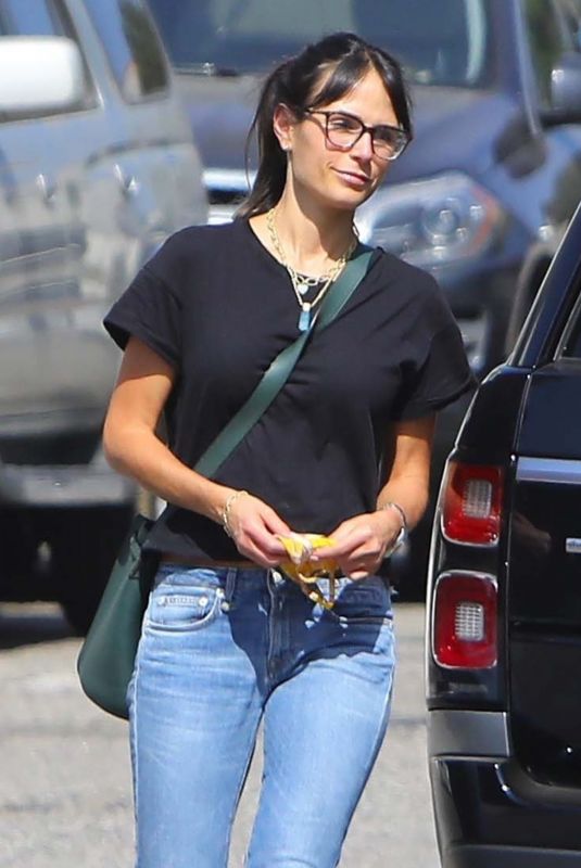 JORDANA BREWSTER Out for Lunch at Palisades Garden Cafe 09/23/2020