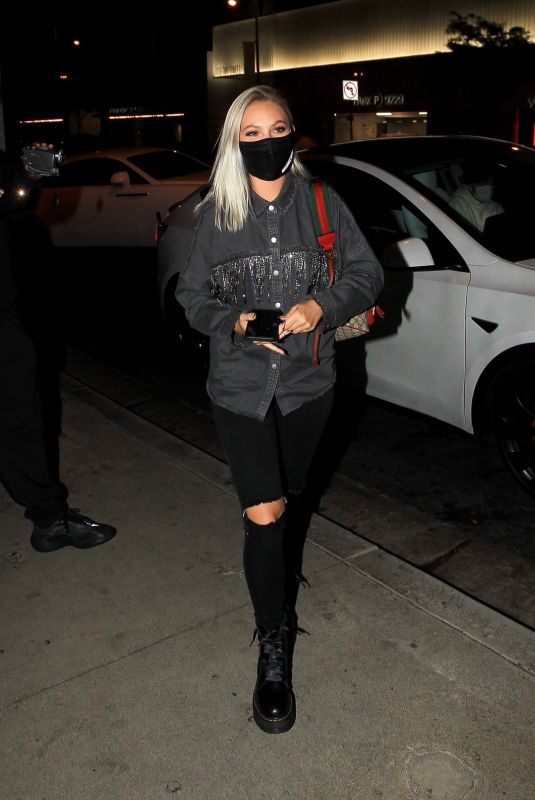 JORDYN JONES at Boa Steakhouse in Los Angeles 09/23/2020