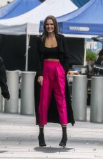 JOSEPHINE SKRIVE on the Set of Maybelline Commercial in New York 09/15/2020