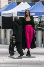 JOSEPHINE SKRIVE on the Set of Maybelline Commercial in New York 09/15/2020