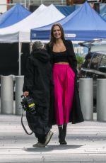 JOSEPHINE SKRIVE on the Set of Maybelline Commercial in New York 09/15/2020