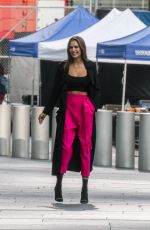 JOSEPHINE SKRIVE on the Set of Maybelline Commercial in New York 09/15/2020