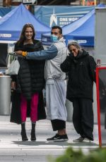 JOSEPHINE SKRIVE on the Set of Maybelline Commercial in New York 09/15/2020