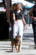 JOSIE CANSECO Out with Her Dog in Los Angeles 09/01/2020