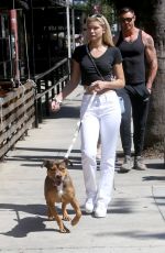 JOSIE CANSECO Out with Her Dog in Los Angeles 09/01/2020