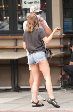 JULIANNE HOUGH in Denim Shorts Out in Los Angeles 09/12/2020