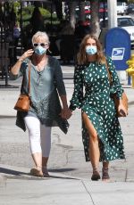 JULIANNE HOUGH Out with Her Mother in Studio City 09/04/2020