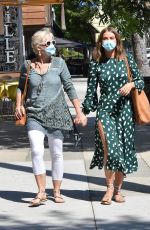 JULIANNE HOUGH Out with Her Mother in Studio City 09/04/2020