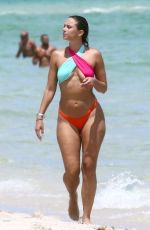 JULIEANNA YESJULZ GODDARD in Bikini at a Beach in Miami 08/30/2020