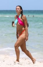 JULIEANNA YESJULZ GODDARD in Bikini at a Beach in Miami 08/30/2020
