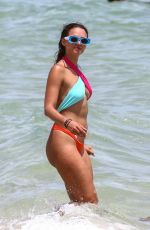 JULIEANNA YESJULZ GODDARD in Bikini at a Beach in Miami 08/30/2020