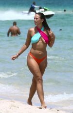 JULIEANNA YESJULZ GODDARD in Bikini at a Beach in Miami 08/30/2020