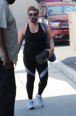 JUSTINA MACHADO Arrives at Dancing with the Stars Studio in Los Angeles 09/05/2020