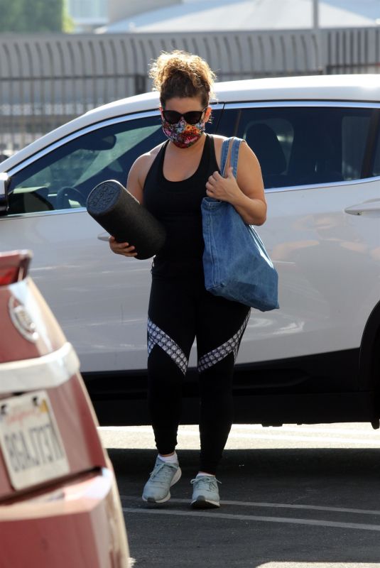 JUSTINA MACHADO Arrives at Dancing with the Stars Studio in Los Angeles 09/05/2020