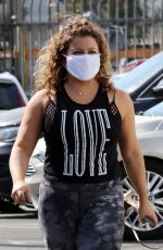 JUSTINA MACHADO Arrives at DWTS Studio in Los Angeles 09/18/2020