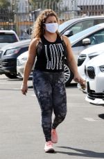 JUSTINA MACHADO Arrives at DWTS Studio in Los Angeles 09/18/2020