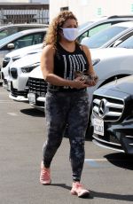 JUSTINA MACHADO Arrives at DWTS Studio in Los Angeles 09/18/2020