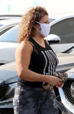 JUSTINA MACHADO Arrives at DWTS Studio in Los Angeles 09/18/2020