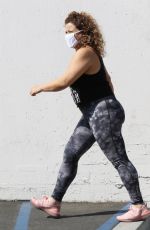 JUSTINA MACHADO Arrives at DWTS Studio in Los Angeles 09/18/2020