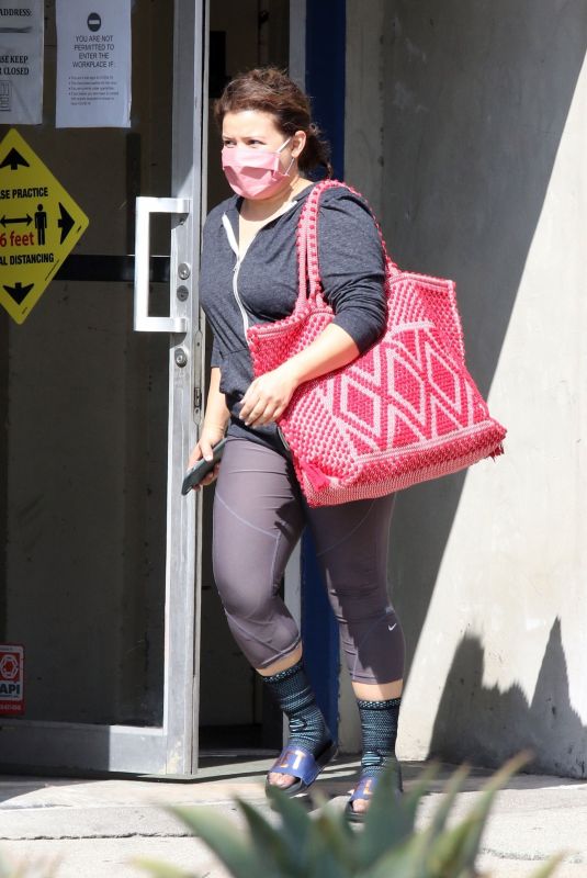 JUSTINA MACHADO at DWTS Studio in Los Angeles 09/20/2020