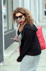 JUSTINA MACHADO Heading to DWTS Studios in Los Angeles 09/11/2020