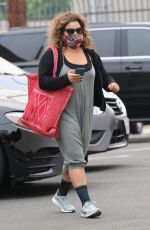JUSTINA MACHADO Heading to DWTS Studios in Los Angeles 09/11/2020