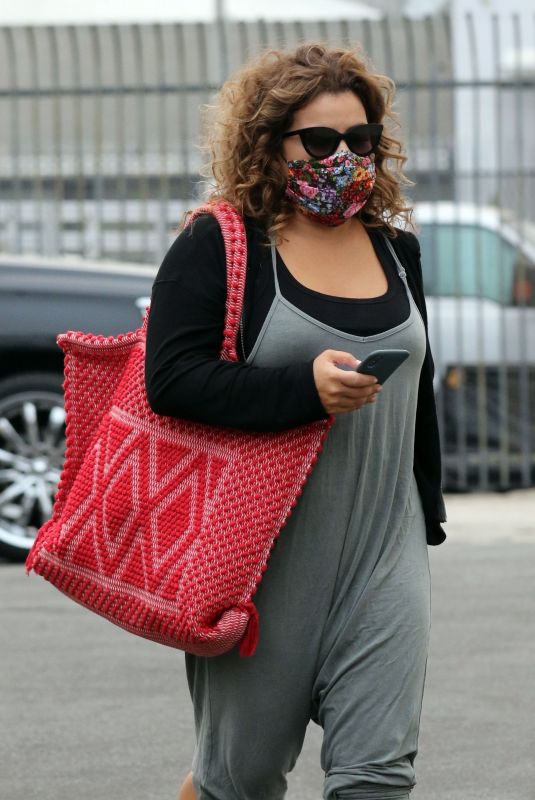 JUSTINA MACHADO Heading to DWTS Studios in Los Angeles 09/11/2020