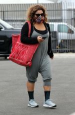 JUSTINA MACHADO Heading to DWTS Studios in Los Angeles 09/11/2020