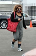 JUSTINA MACHADO Heading to DWTS Studios in Los Angeles 09/11/2020