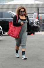 JUSTINA MACHADO Heading to DWTS Studios in Los Angeles 09/11/2020