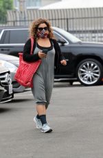 JUSTINA MACHADO Heading to DWTS Studios in Los Angeles 09/11/2020