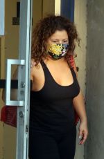 JUSTINA MACHADO Leaves a Dance Studio in Los Angeles 09/17/2020