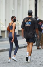 KAIA GERBER and Jacob Elordi Heading to a Gym in New York 09/09/2020