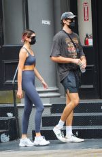 KAIA GERBER and Jacob Elordi Heading to a Gym in New York 09/09/2020