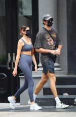 KAIA GERBER and Jacob Elordi Heading to a Gym in New York 09/09/2020