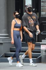 KAIA GERBER and Jacob Elordi Heading to a Gym in New York 09/09/2020