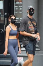 KAIA GERBER and Jacob Elordi Heading to a Gym in New York 09/09/2020