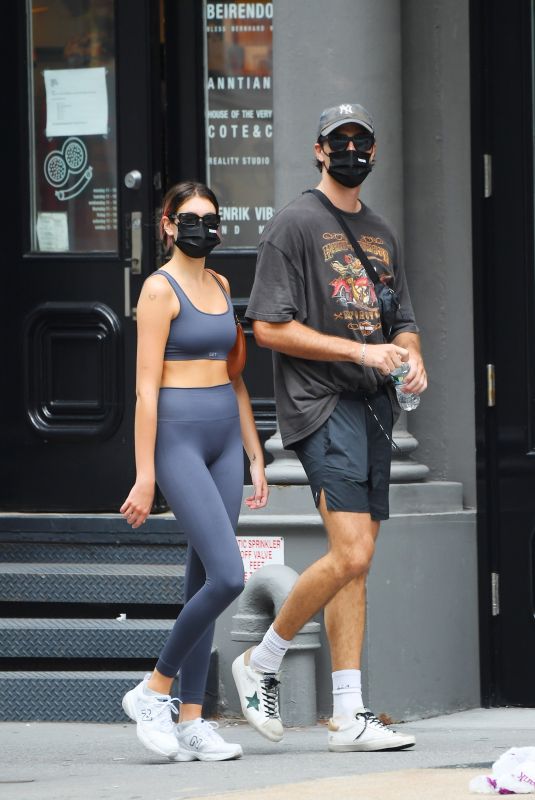 KAIA GERBER and Jacob Elordi Heading to a Gym in New York 09/09/2020