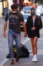 KAIA GERBER and Jacob Elordi Heading to Their Apartment in New York 09/11/2020