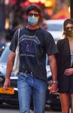 KAIA GERBER and Jacob Elordi Heading to Their Apartment in New York 09/11/2020