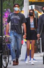 KAIA GERBER and Jacob Elordi Heading to Their Apartment in New York 09/11/2020