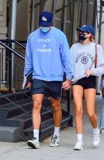 KAIA GERBER and Jacob Elordi Out Heading to a Gym in New York 09/11/2020