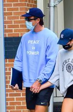 KAIA GERBER and Jacob Elordi Out Heading to a Gym in New York 09/11/2020