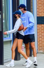 KAIA GERBER and Jacob Elordi Out Heading to a Gym in New York 09/11/2020