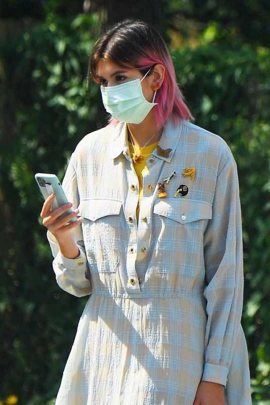 KAIA GERBER at a Photoshoot in New York 09/08/2020