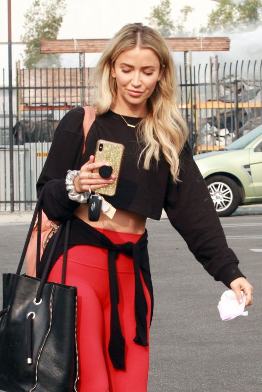 KAITLYN BRISTOWE Arrives at DWTS Rehersal in Los Angeles 09/13/2020